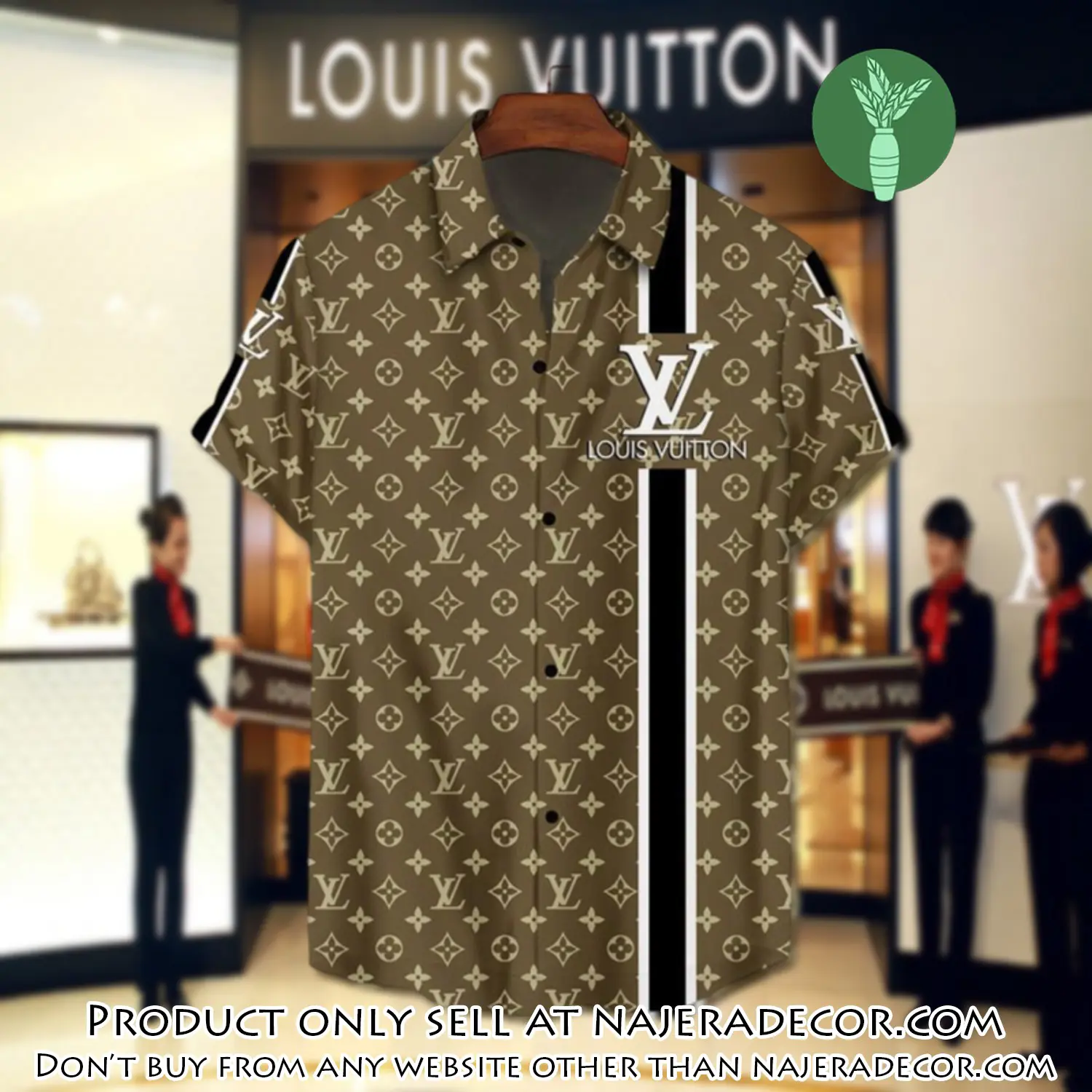 Lv louis vuitton luxury hawaiian shirt & short set lhs1196 njr2250548